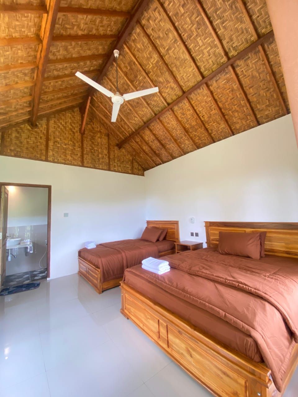 Inside the big bungalow
