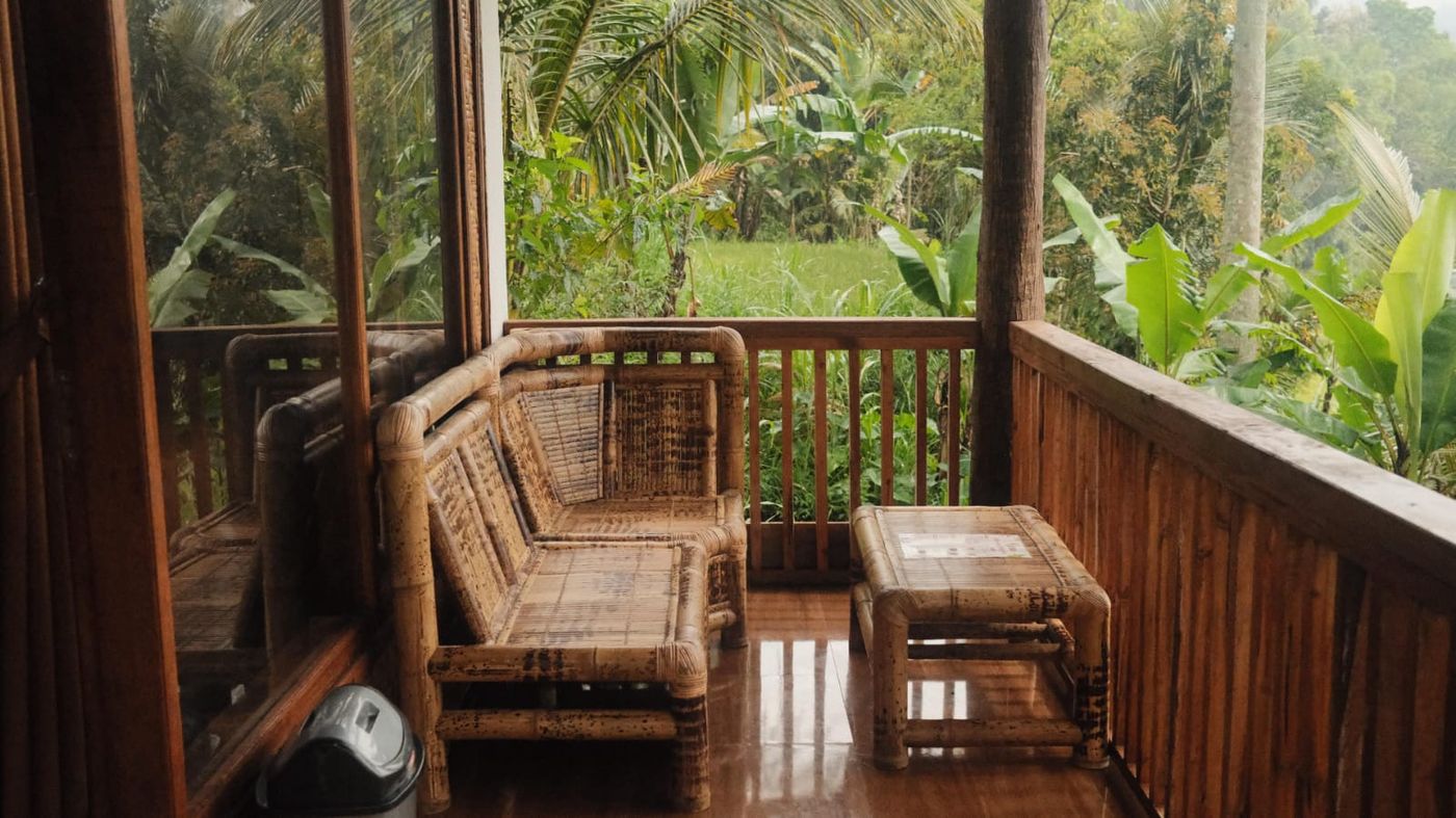 Terrace of the big bungalow